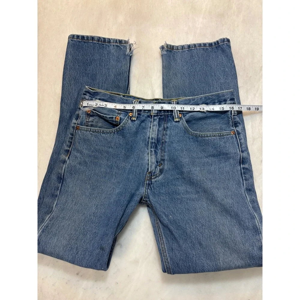 Levi's 505 Regular Fit Straight Leg‎ Blue Denim Jeans W34 L34
